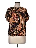 Maurices 100% Polyester Black Short Sleeve Blouse Size M - photo 1