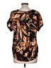 Maurices 100% Polyester Black Short Sleeve Blouse Size M - photo 2