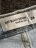Just Black Solid Blue Jeans Size 28 waist - photo 7