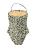 J.Crew Animal Print Tan One Piece Swimsuit Size 4 - photo 2