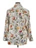 J by Joie Floral Silver 3/4 Sleeve Blouse Size XL - photo 2