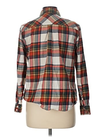 J.Crew Factory Store Long Sleeve Button-Down Shirt (view 2)