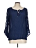 Apt. 9 Blue 3/4 Sleeve Blouse Size L - photo 1