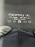 Maternity Solid Black Skort Size XL - photo 3