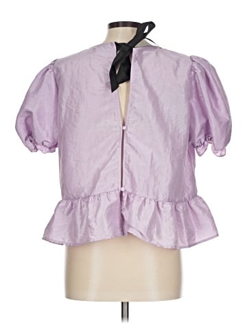 Topshop Short Sleeve Blouse (view 2)