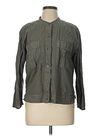 James Perse 3/4 Sleeve Button-Down Shirt (view 1)