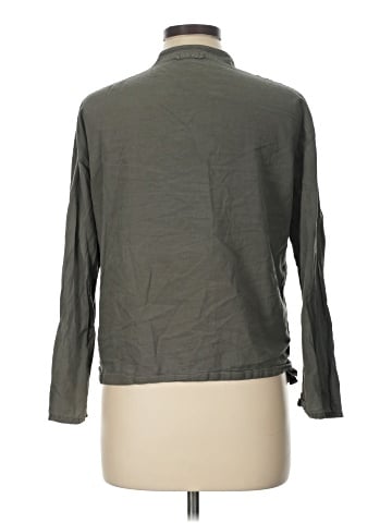 James Perse 3/4 Sleeve Button-Down Shirt (view 2)