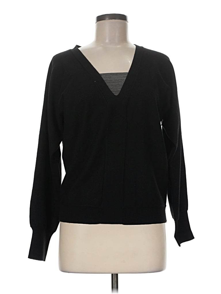 Chico's Pullover Sweater In Black