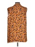 CAbi 100% Polyester Orange Sleeveless Blouse Size L - photo 2