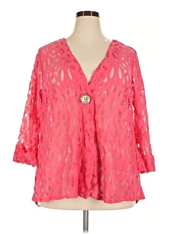 JM Collection 3/4 Sleeve Blouse (view 1)