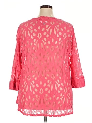 JM Collection 3/4 Sleeve Blouse (view 2)