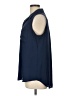 Apt. 9 100% Polyester Blue Sleeveless Blouse Size L - photo 5