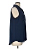 Apt. 9 100% Polyester Blue Sleeveless Blouse Size L - photo 4