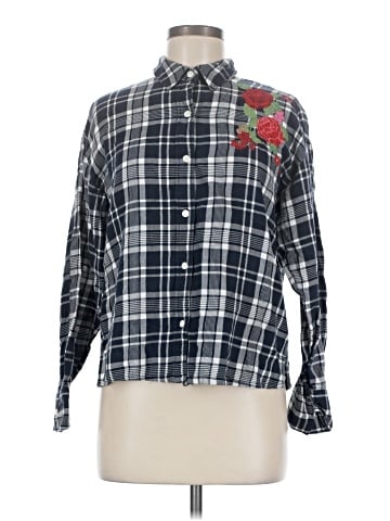 H&M L.O.G.G. Long Sleeve Button-Down Shirt (view 1)