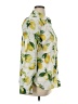 Talbots 100% Cotton Print Yellow Long Sleeve Button-Down Shirt Size XL - photo 4