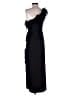 Mac Duggal 100% Polyester Solid Black Cocktail Dress Size 2 - photo 2