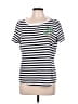 Talbots 100% Cotton White Short Sleeve Top Size L - photo 1