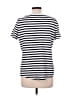 Talbots 100% Cotton White Short Sleeve Top Size L - photo 2