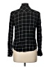 Merona Plaid Black Long Sleeve Button-Down Shirt Size L - photo 2