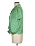 Eclair 100% Polyester Green Short Sleeve Blouse Size M - photo 5