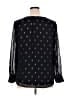 Talbots Black Long Sleeve Blouse Size 1X - photo 2