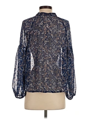 Three Dots Long Sleeve Blouse (view 2)