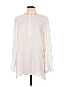 Lafayette 148 New York Long Sleeve Silk Top (view 1)