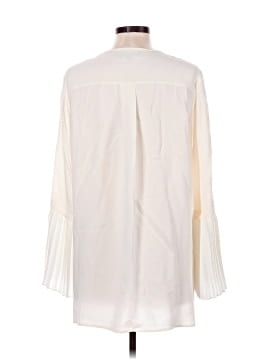 Lafayette 148 New York Long Sleeve Silk Top (view 2)