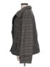 Zara 100% Acetate Plaid Gray Blazer Size L - photo 5