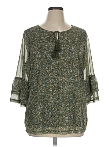 Cj Banks 3/4 Sleeve Blouse (view 1)