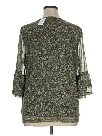 Cj Banks 3/4 Sleeve Blouse (view 2)