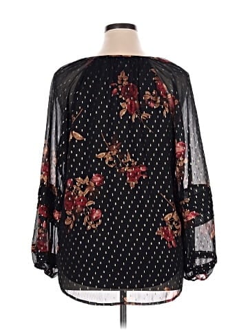 Simply Vera Vera Wang 3/4 Sleeve Blouse (view 2)