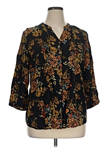 Coldwater Creek 3/4 Sleeve Blouse (view 1)