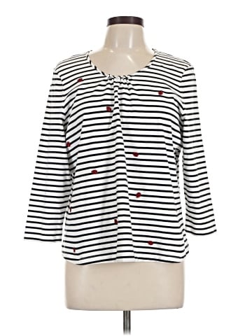 Laura Ashley Long Sleeve Henley (view 1)