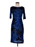 Connected Apparel Blue Cocktail Dress Size 6 - photo 1