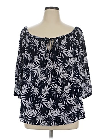 Crown & Ivy 3/4 Sleeve Blouse (view 1)
