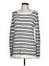 Market and Spruce Stripes White Pullover Sweater Size L - photo 1