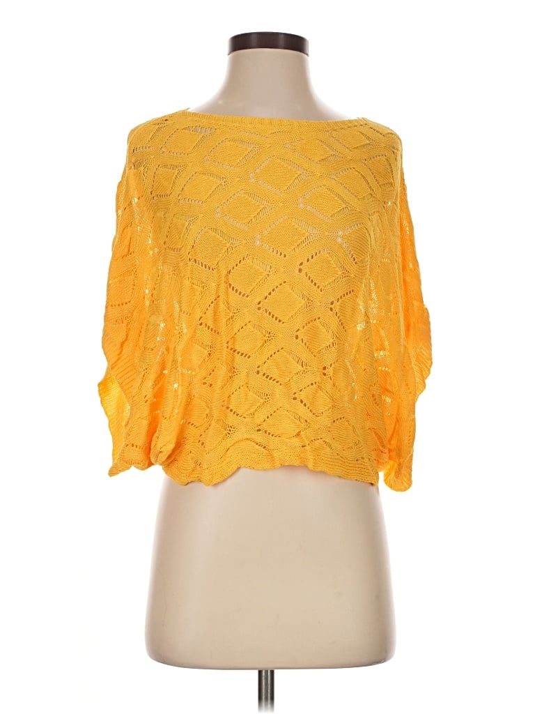 Pre-owned Cupshe Cardigan Sweater In Yellow