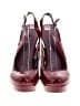 Madden Girl Floral Red Burgundy Heels Size 8 - photo 2