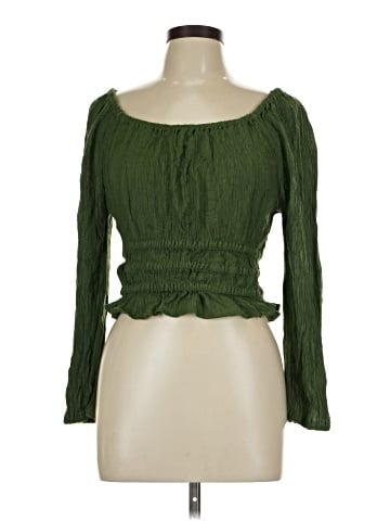 Chocolate 3/4 Sleeve Top (view 1)