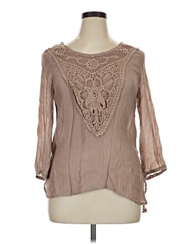Bobeau 3/4 Sleeve Blouse (view 1)