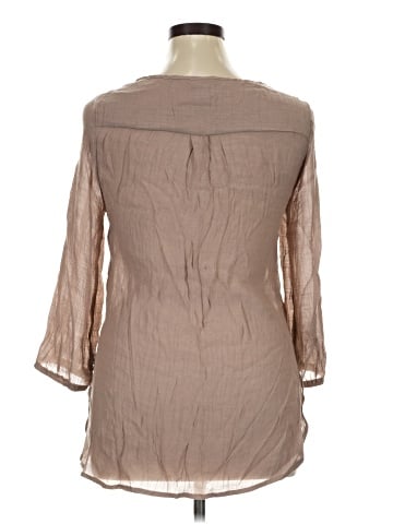 Bobeau 3/4 Sleeve Blouse (view 2)