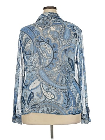 Alfred Dunner Long Sleeve Blouse (view 2)