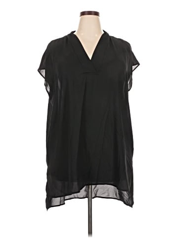ELOQUII Short Sleeve Blouse (view 1)