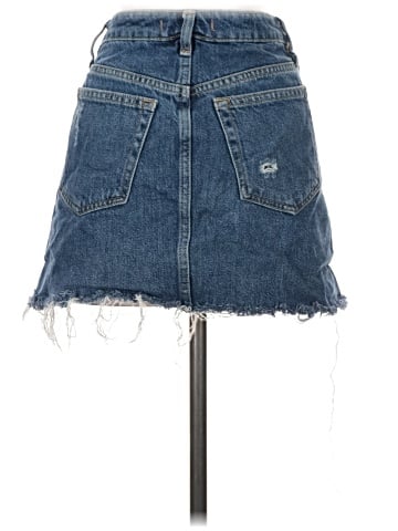 We the Free Denim Skirt (view 2)