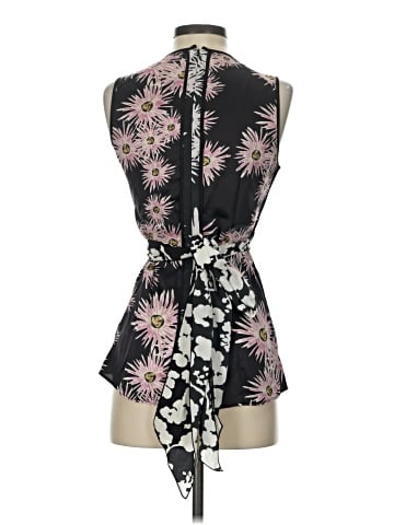 Elizabeth and James Sleeveless Silk Top (view 2)