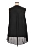 DR2 100% Polyester Black Sleeveless Blouse Size 2X - photo 2