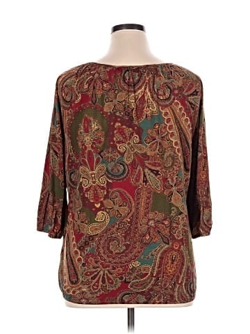 Lauren by Ralph Lauren 3/4 Sleeve Blouse (view 2)