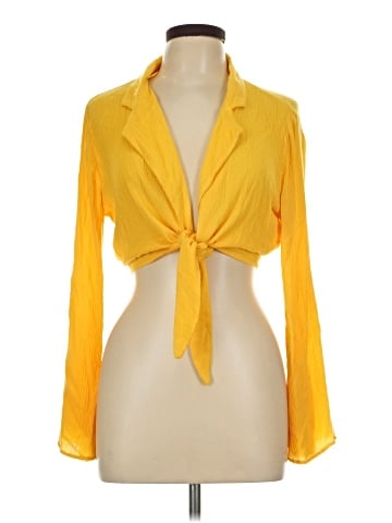 Charlotte Russe Long Sleeve Blouse (view 1)