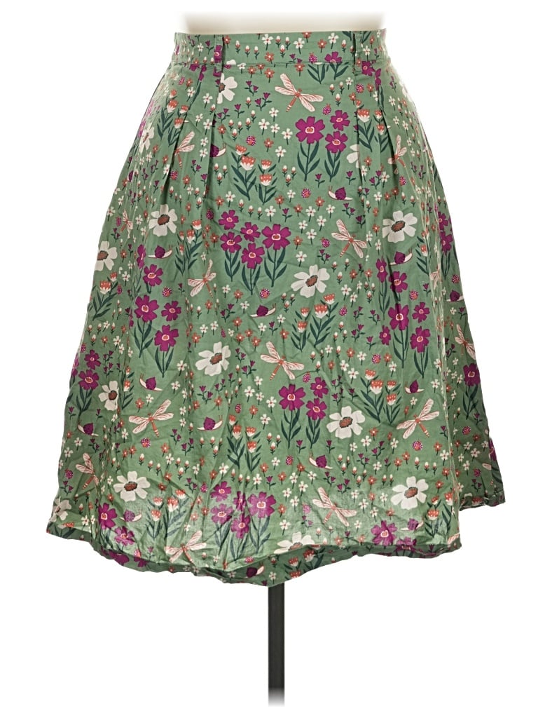 Pre-owned Modcloth Casual Skirt In Green